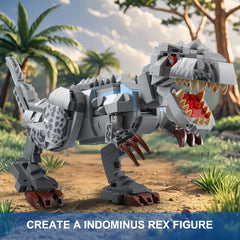 QUENTINAG two-dinosaur battle setup ready for imaginative play.