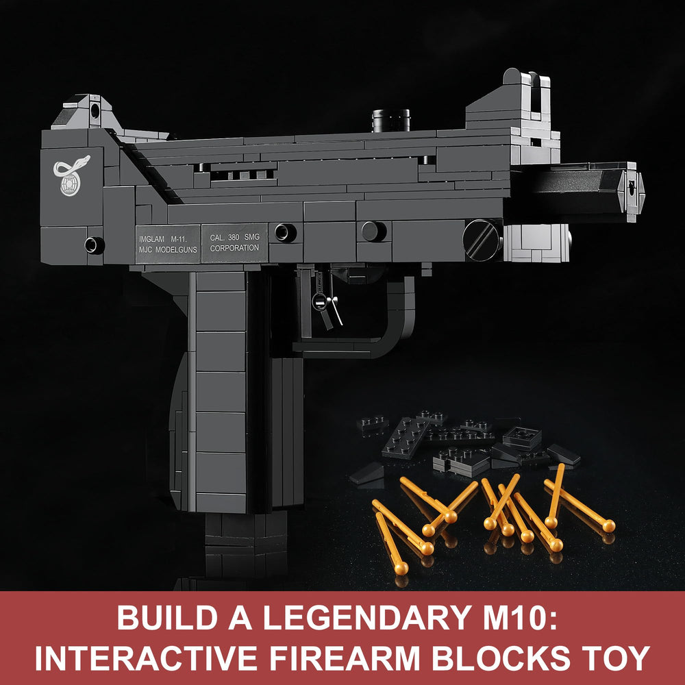 QUENTINAG MAC-10 model front view highlights compact, accurate scale