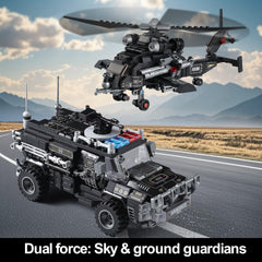 QUENTINAG SWAT mech-robot pose offers dynamic play opportunities.