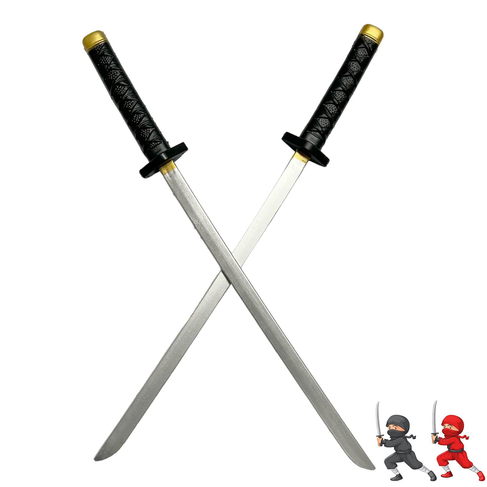 QUEQUAQUI dual sword set ideal for anime roleplay, fencing practice, and display.