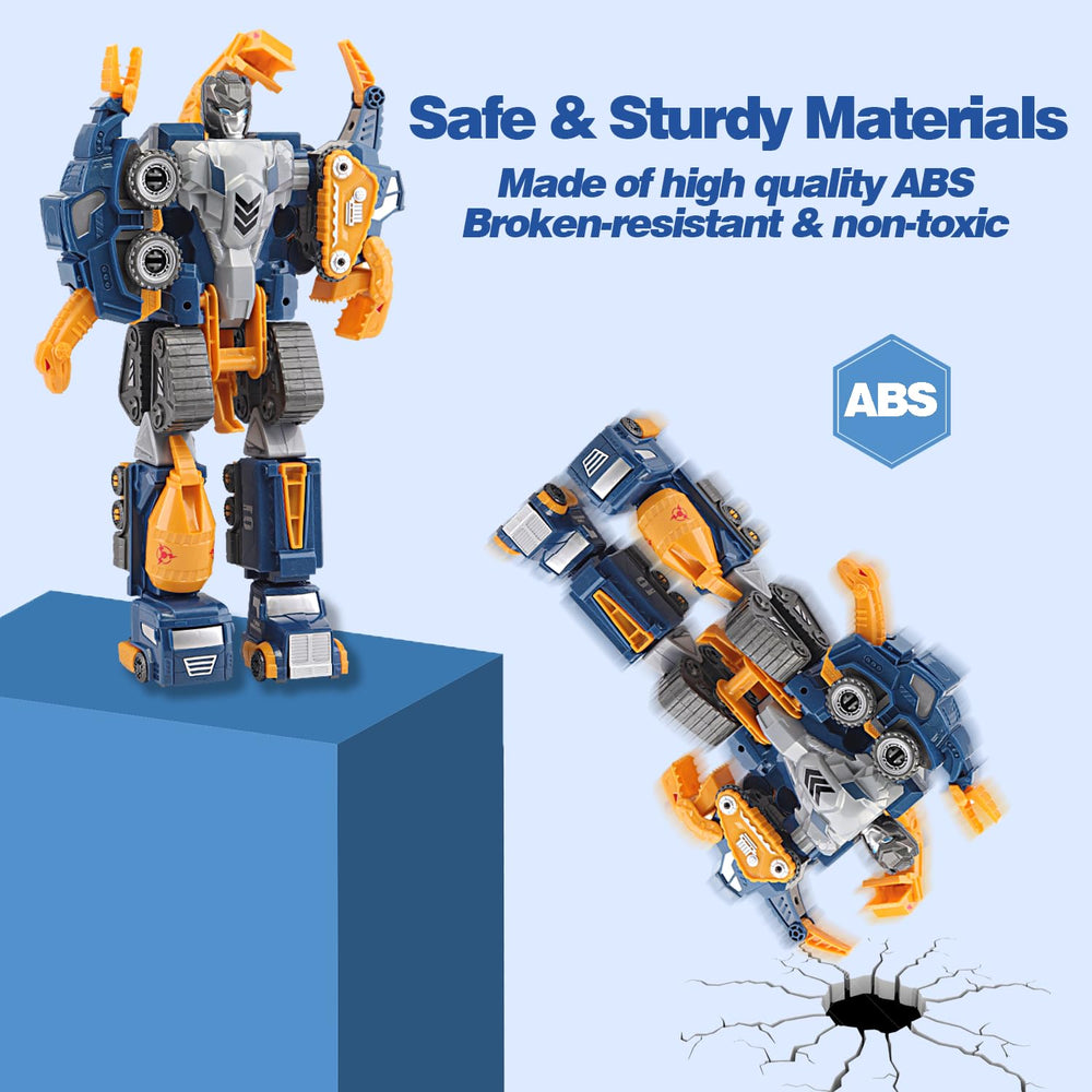 QUERCITRON Construction Trucks Toy Bulldozer rugged construction for long-lasting fun