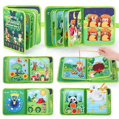 Quiet Flower Busy Book gift box presentation makes a ready gift for birthdays and holidays.
