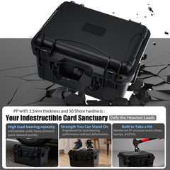 QINGUANG IP67 waterproof outer shell protects cards from moisture and dust.
