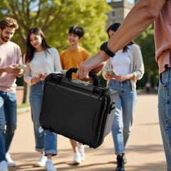 QINGUANG portable storage case travel-ready for safe on-the-go card transport.