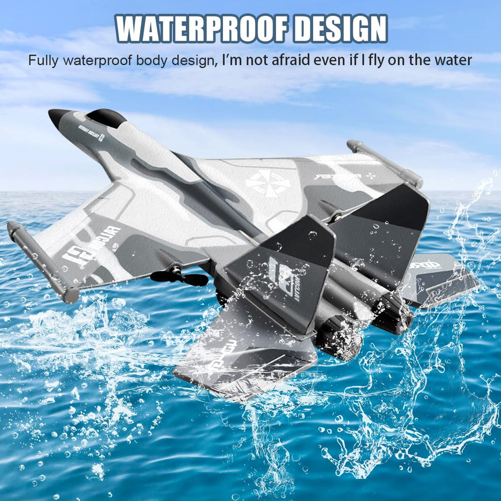 QuirkyGlee F-22 stealth-raptor on grass takeoff showcases easy setup