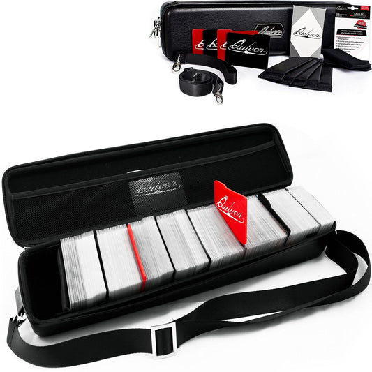 Quiver Time Black Quiver Card Carrying Case front view high capacity storage
