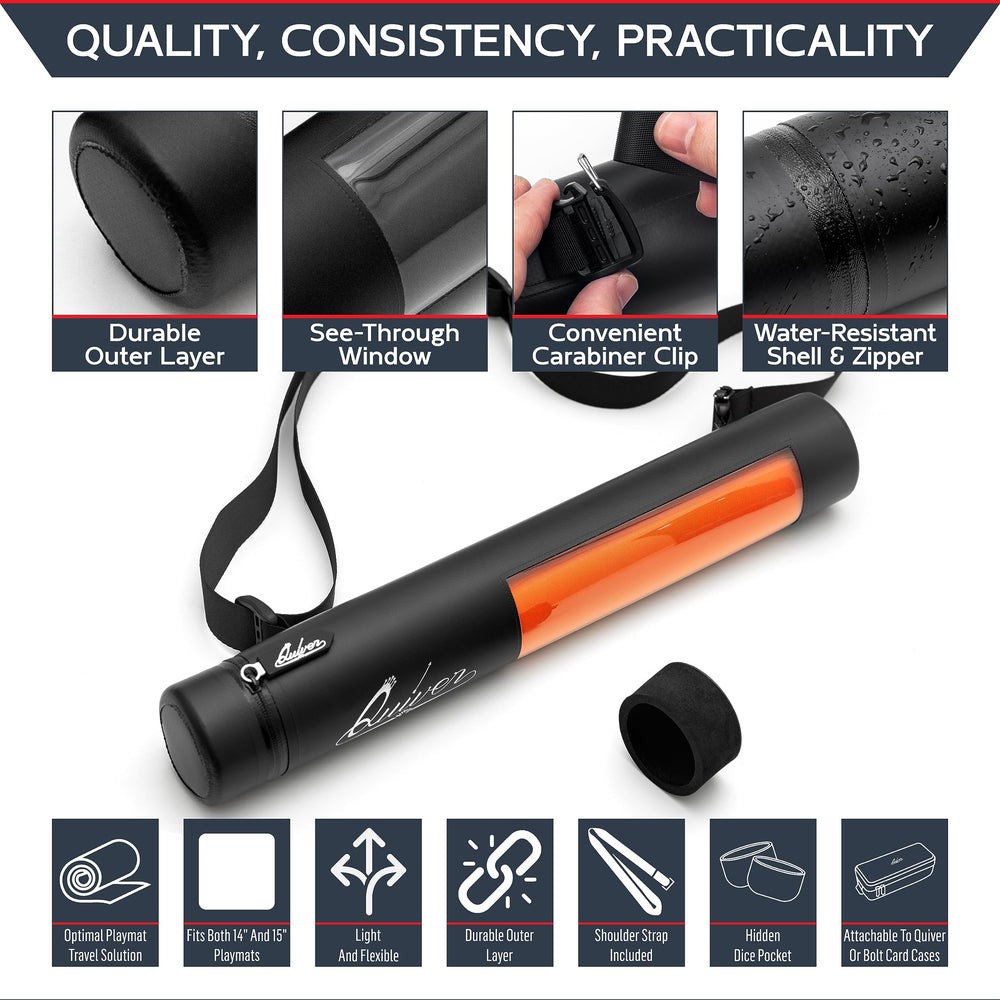 Quiver Time Orion Playmat Tube fits 14-inch and 15-inch mats.