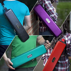 Quiver Time detachable corner pads and separators minimize movement during travel