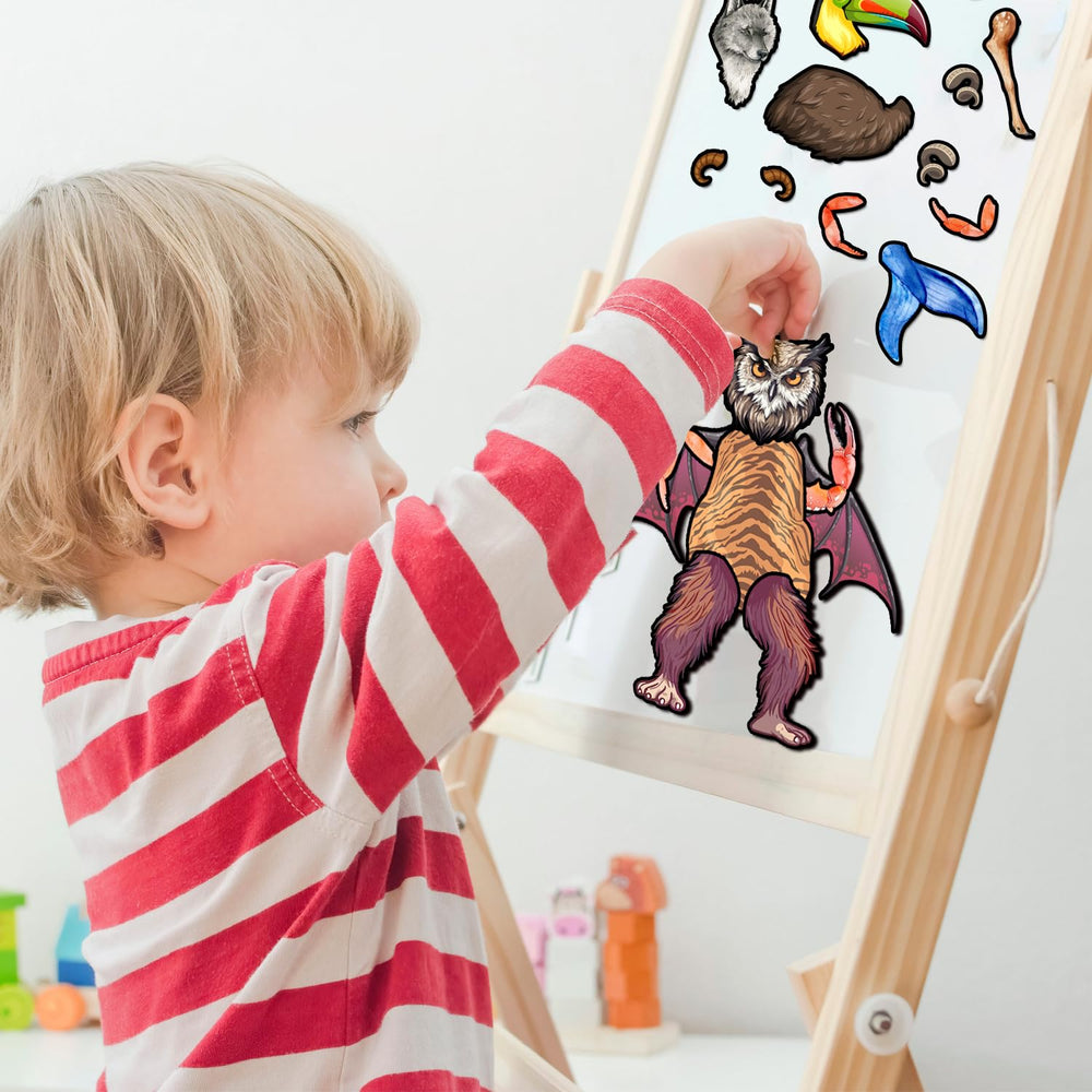 QLLQTIGER creature assembly play session demonstrates endless build options.