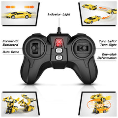 Qumcou Transform RC car durable body ready for bumps and crashes