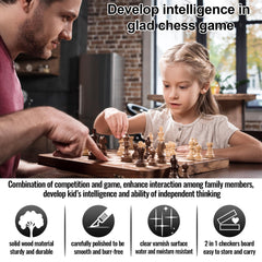 QUMMFA magnetic chess pieces stay secure during travel.