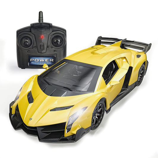 QUN FENG Lamborghini Veneno RC Car front view for dynamic play