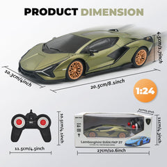 QUN XING RC car in action, suitable for indoor and outdoor play on smooth surfaces.