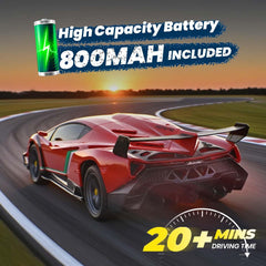 QUN XING Veneno RC USB charger powers quick recharges for more play time.
