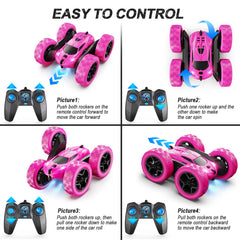 QUNREDA RC car included accessories image hints at quick setup and extra batteries.