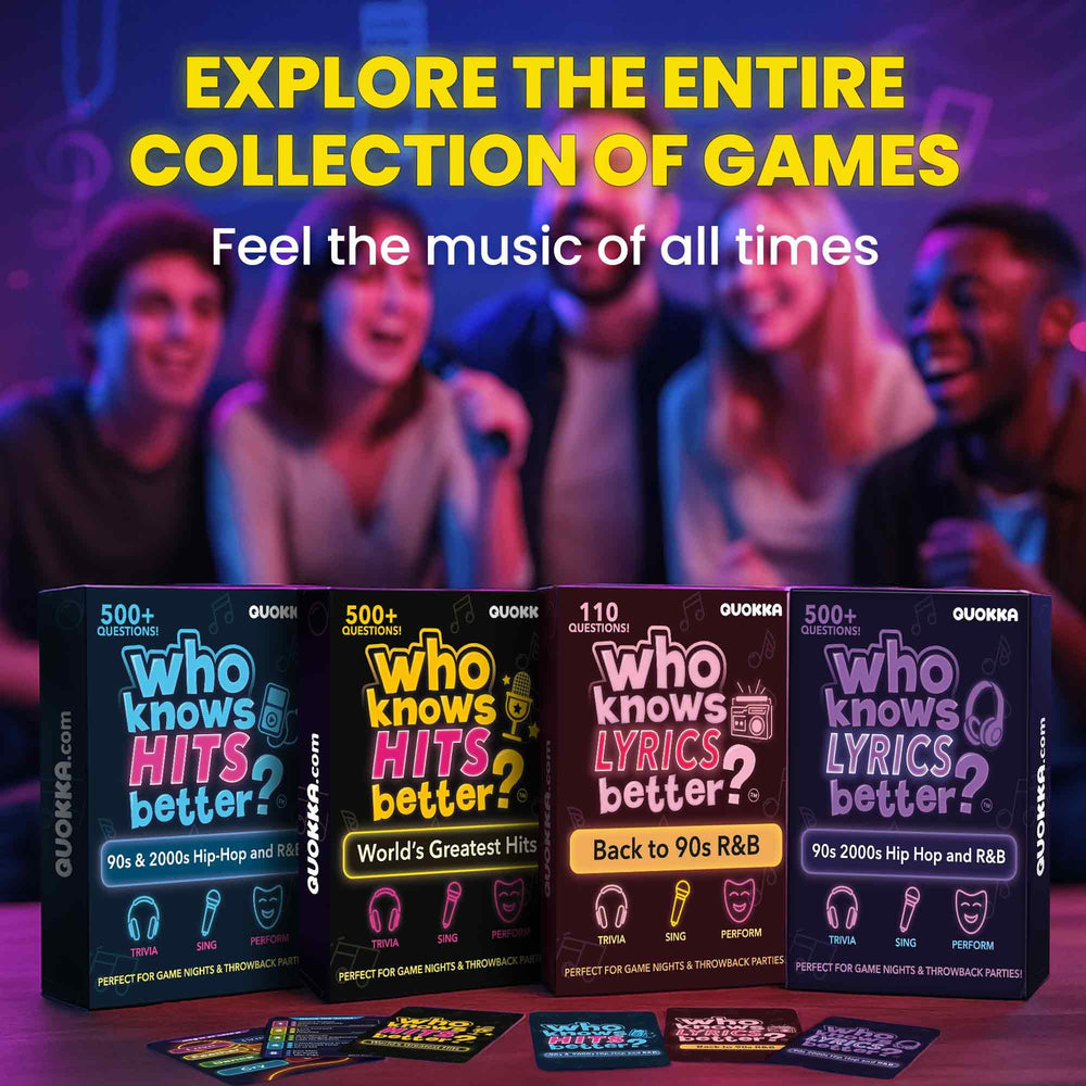 QUOKKA 1610 Music trivia battle edition keeps friends engaged and laughing