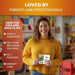 QUOKKA 260 flash cards activities illustrate 30 learning games and prompts.