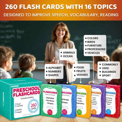 QUOKKA 260 flash cards numbers visuals aid counting skills during playtime.