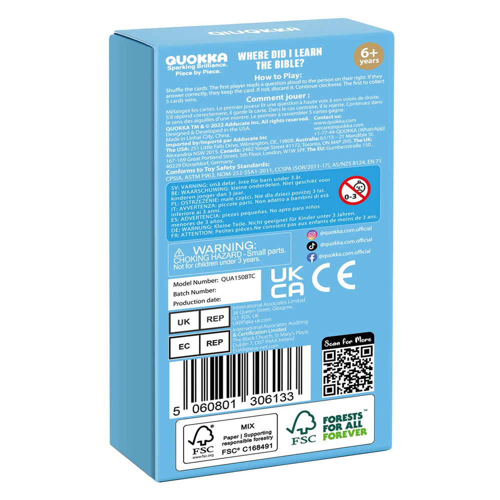 QUOKKA 300 colorful cards enhance classroom activities and memory.