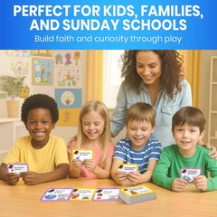 QUOKKA 300 travel-friendly Bible trivia cards enable learning on the go.