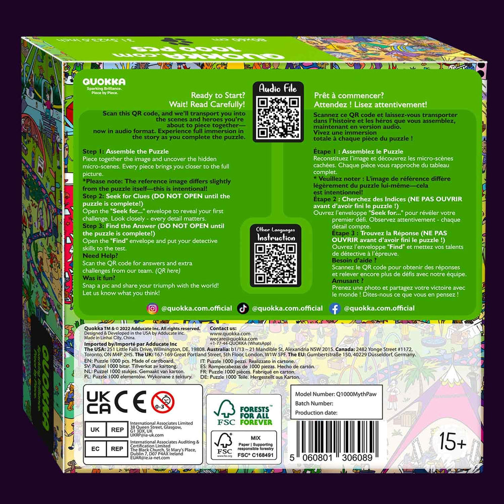 QUOKKA Animal Bash gift packaging — ready for gifting to puzzle lovers.