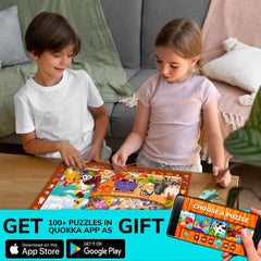 QUOKKA Bible puzzles 60pc encourage cooperative family learning.