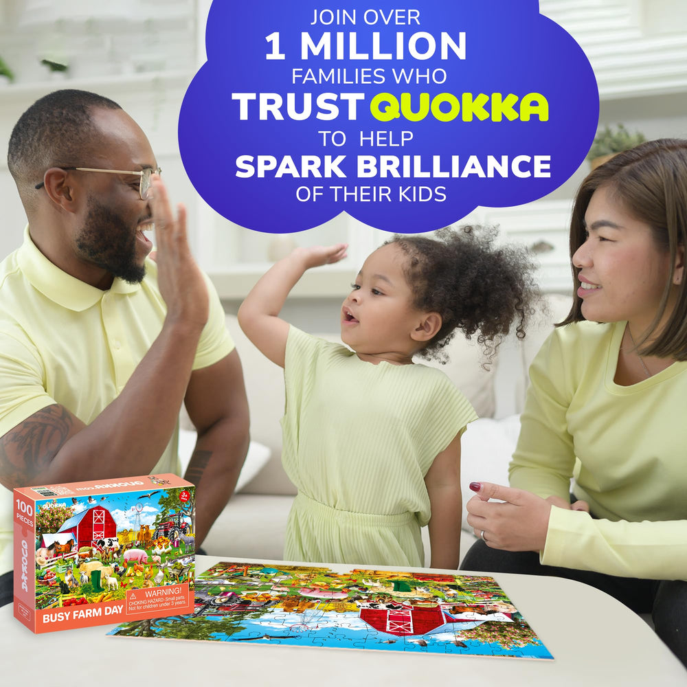 QUOKKA cardboard puzzle-material-closeup showing durable construction