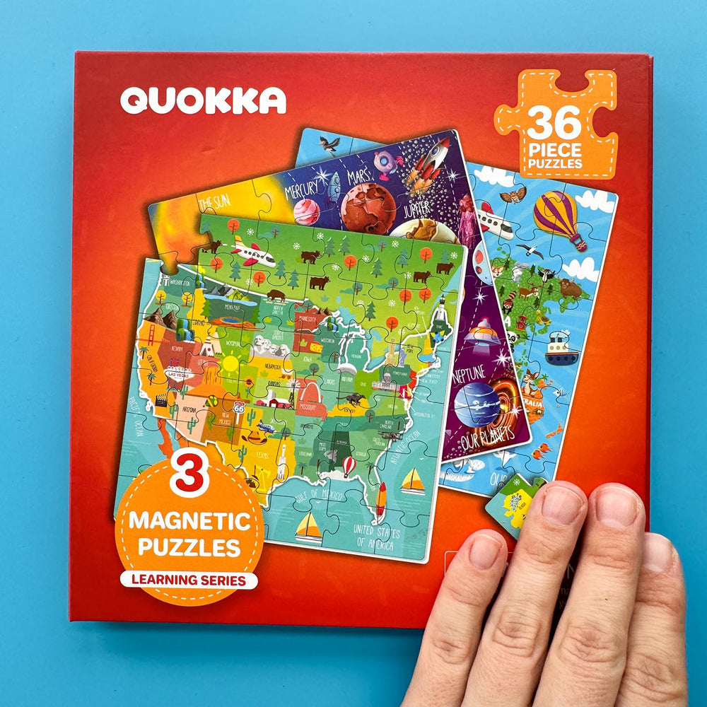 QUOKKA colorful toddler illustrations invite imaginative play on the go.