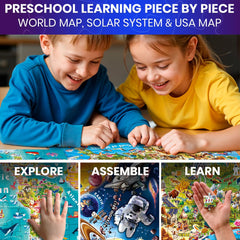 QUOKKA 100-piece puzzle with detailed illustrations supports visual recognition during play