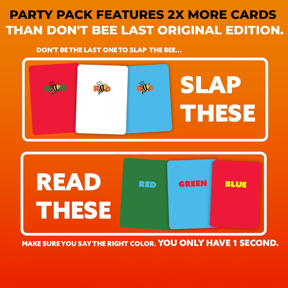 QUOKKA Don't Bee Last bee card slap moment adds playful chaos.