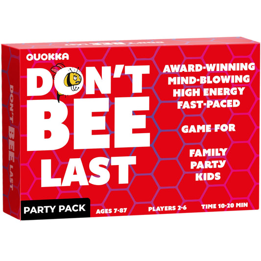 QUOKKA Don't Bee Last in action, fast-paced family-friendly card game.