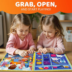 QUOKKA durable, child-friendly magnets withstand repeated dress-up fun