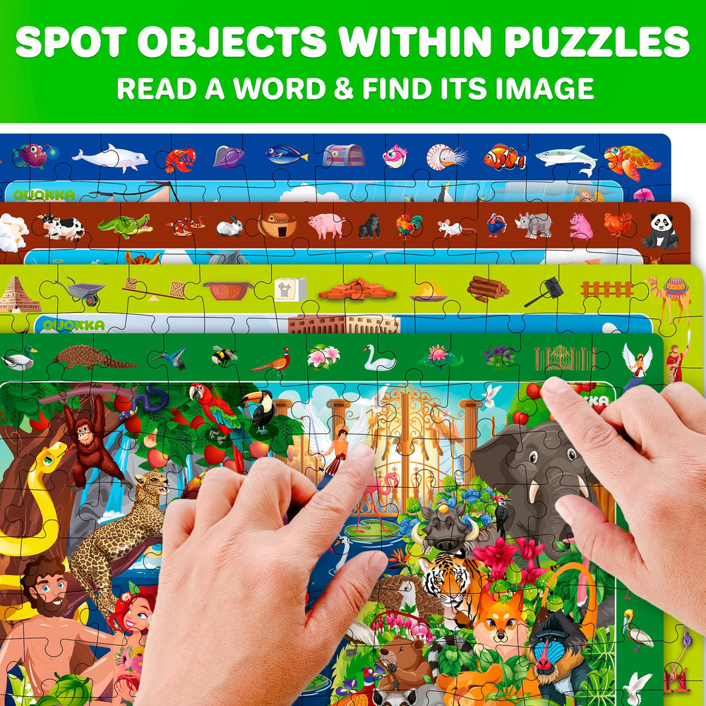 QUOKKA Eden Garden puzzle 60pc inspires imaginative storytelling and exploration.