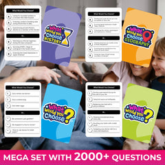 QUOKKA family game night with kids enjoying a quick, friendly quiz.
