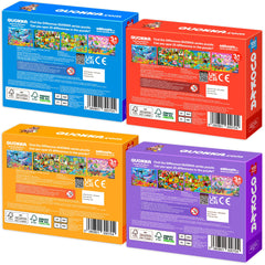 QUOKKA family puzzle-time image encourages shared activity between kids and caregivers.