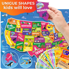 QUOKKA USA flashcards with 400+ facts for curious minds
