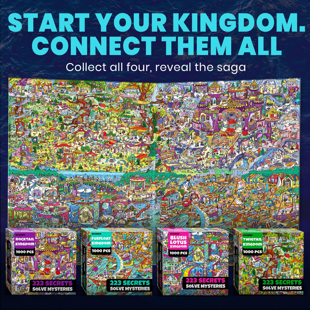 QUOKKA Furfloat Kingdom panorama concept art to inspire collection across the saga