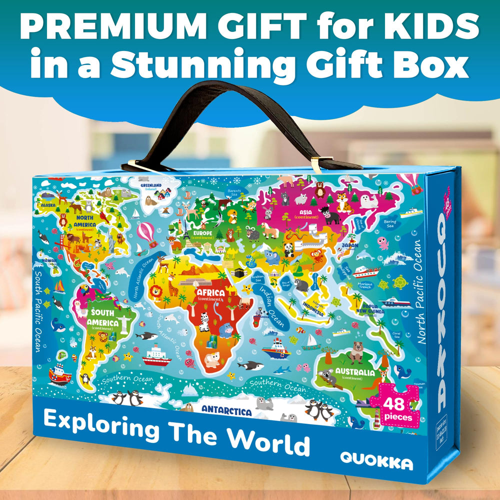 QUOKKA puzzle features magnetic closure, keeping pieces secure during travel and storage.