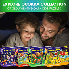 QUOKKA gift collection glow presents a magical nighttime puzzle experience for kids.