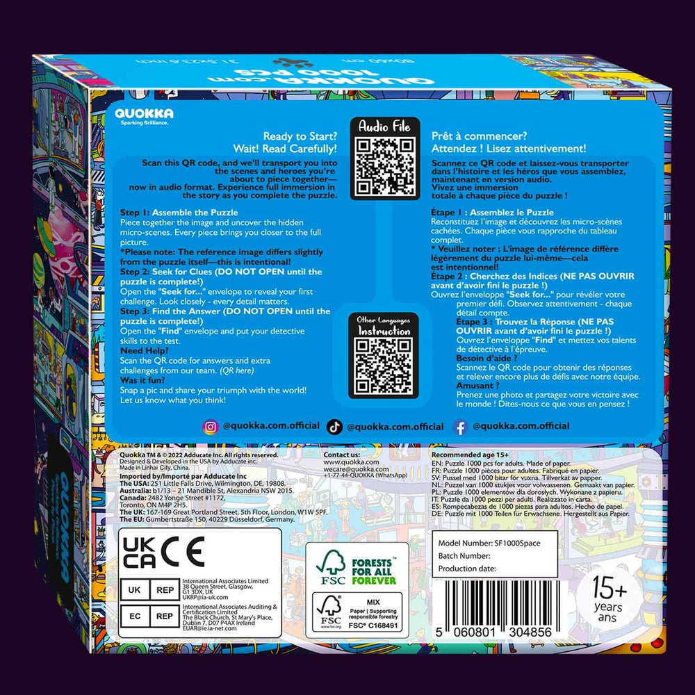 QUOKKA galaxy tails puzzle as a thoughtful gift option