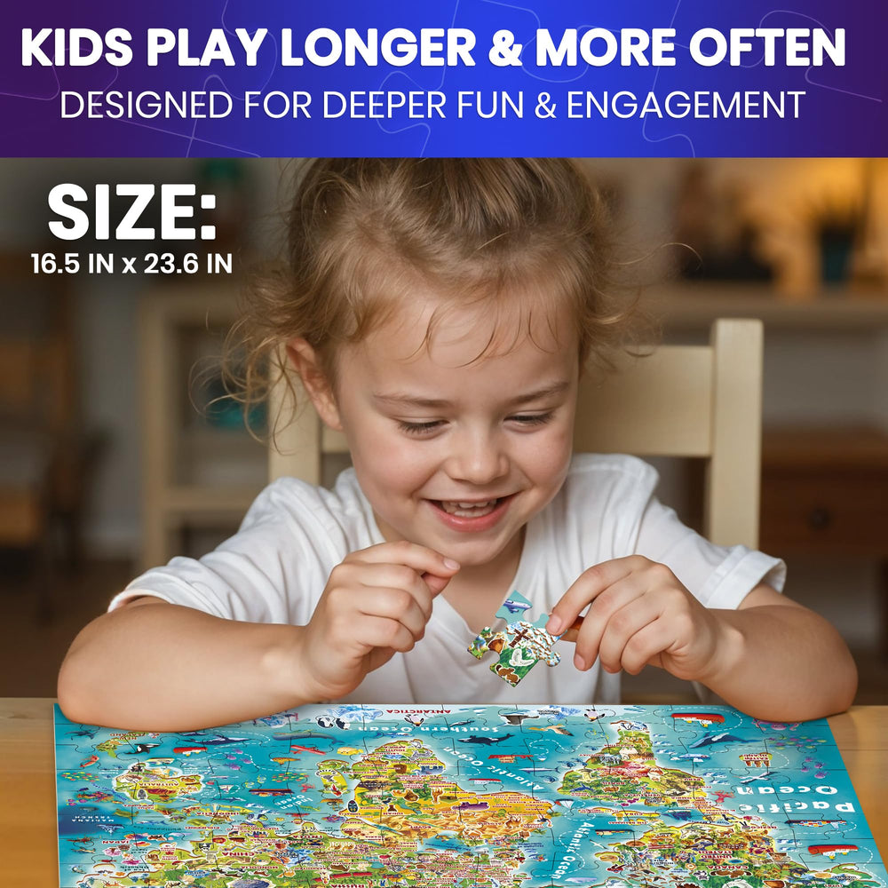 QUOKKA glow-in-the-dark puzzle reveals planets in low light, enhancing night-time learning