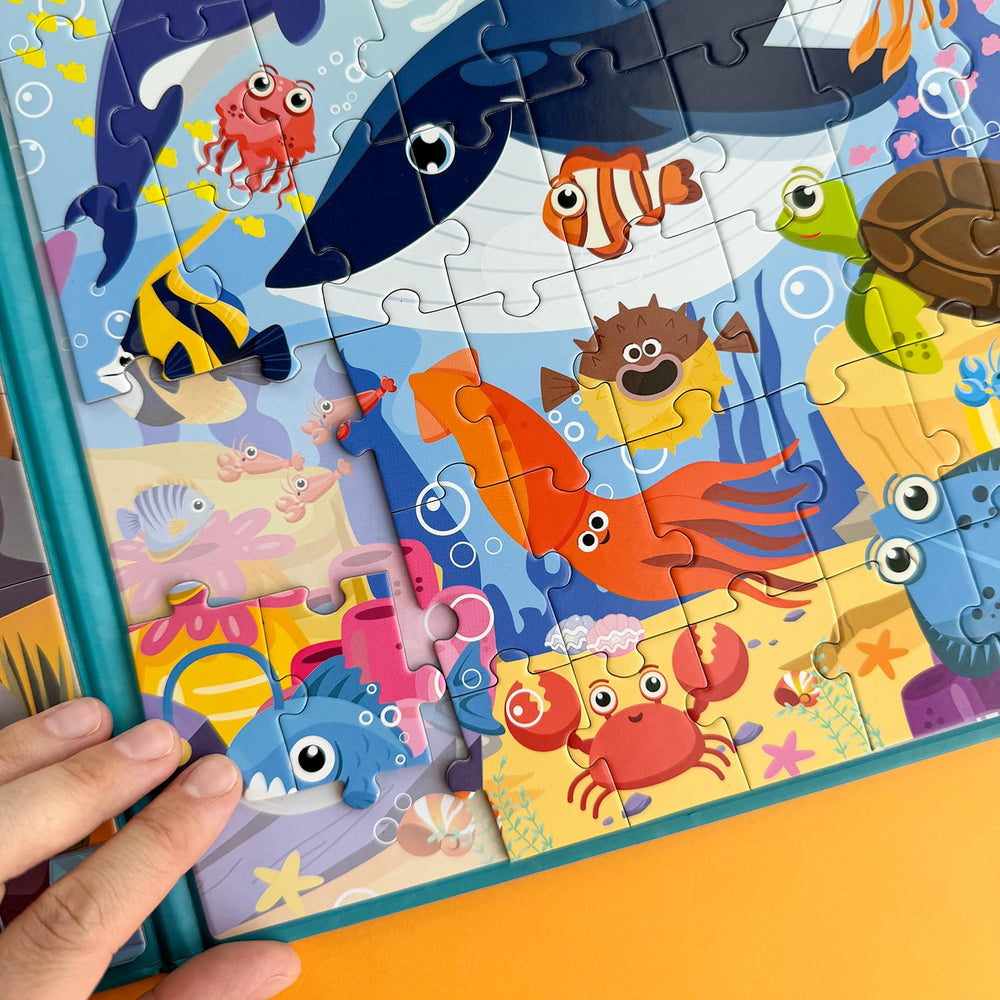 QUOKKA magnetic puzzles ocean animals theme supports sensory exploration