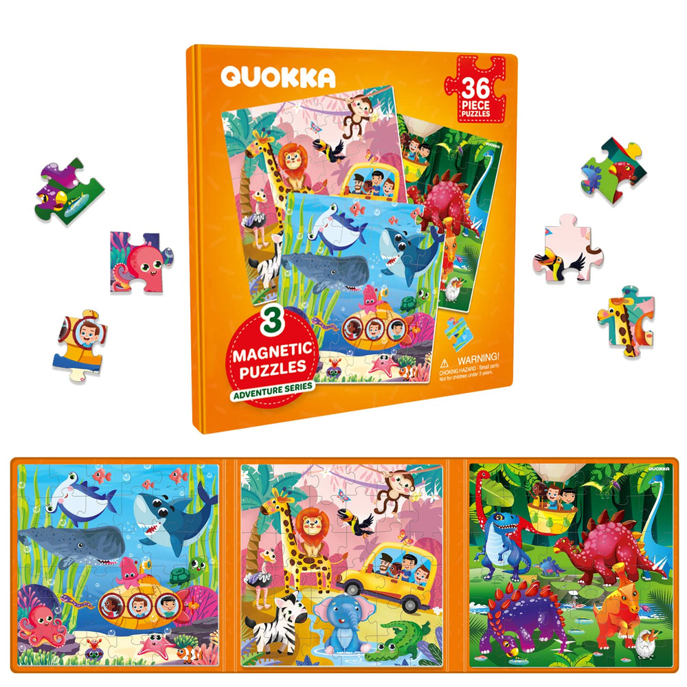 QUOKKA Magnetic Puzzles travel-themed collection offers quiet, mess-free exploration