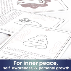 QUOKKA Meditation Cards breathing techniques shown for calm focus.