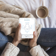 QUOKKA Meditation Cards stress relief visuals support calm, mindful evenings.