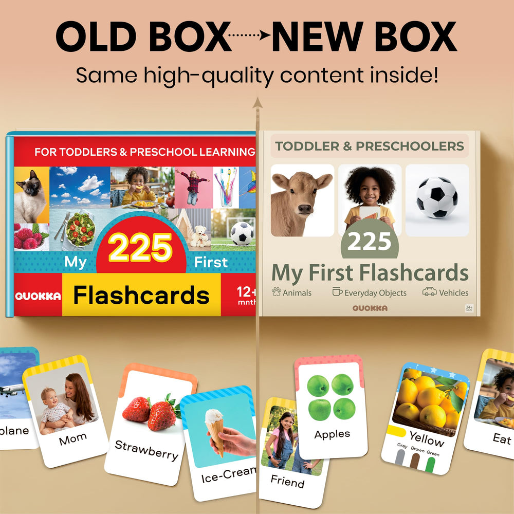 QUOKKA montessori-inspired learning cards fostering independent play.
