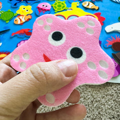 QUOKKA Ocean Felt Board offers durable, creative learning for home or classroom.