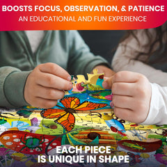 QUOKKA puzzle box storage image shows tidy play areas after use.