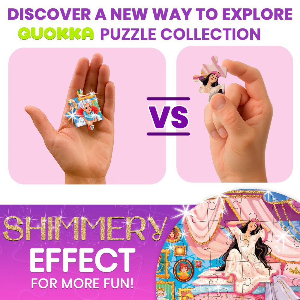 QUOKKA puzzle Little Mermaid design inspires creative problem solving with bright sea colors.