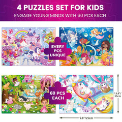 QUOKKA puzzles fairy-tale unicorn close-up supports concentration during play.